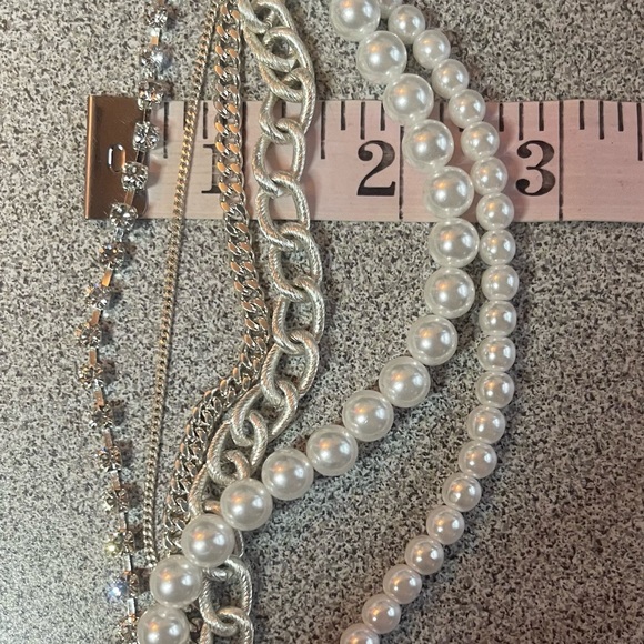 Pearls & Chains Multi Strand Bracelet - Picture 6 of 6